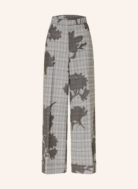 SEM PER LEI Marlenehose GRAU/ SCHWARZ/ WEISS