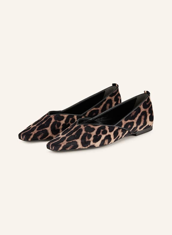 KENNEL & SCHMENGER ALINA ballet flats BEIGE/ BLACK