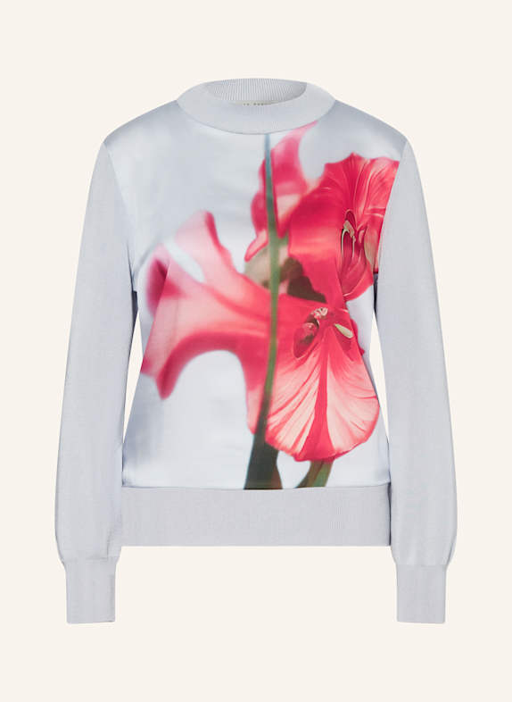 TED BAKER Sweatshirt ELOAA HELLBLAU/ ROT/ GRÜN