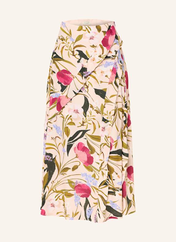 TED BAKER Rock CANDICI mit Volants HELLROSA/ FUCHSIA/ GRÜN