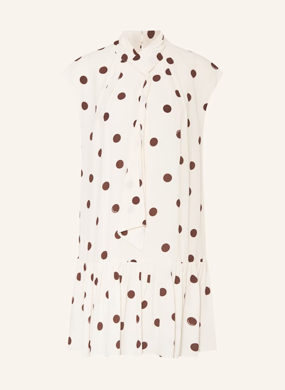 TED BAKER Schluppenkleid JUTUVA WEISS/ DUNKELBRAUN