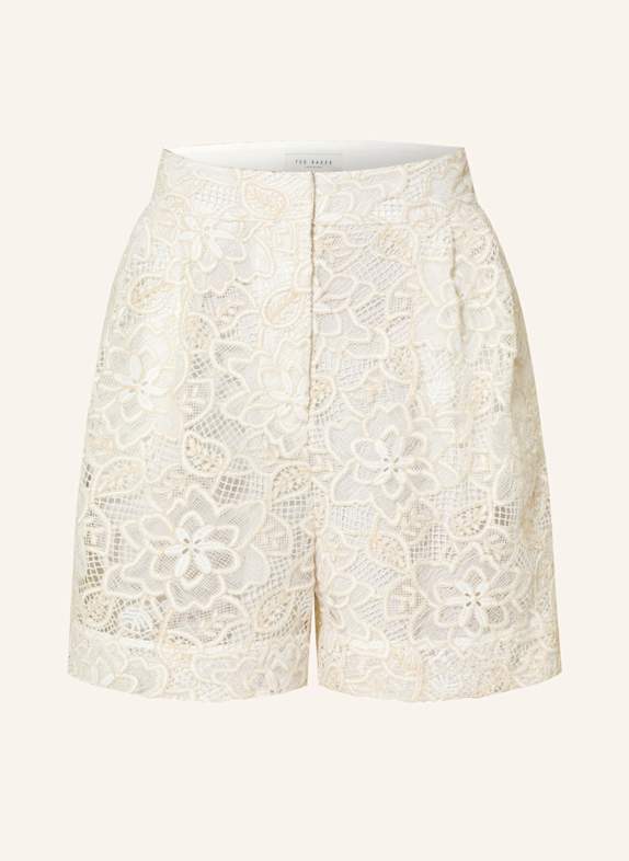 TED BAKER Lace shorts BOWIA CREAM/ WHITE