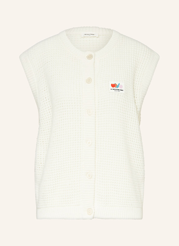 American Vintage Knit vest CRASHWAY ECRU