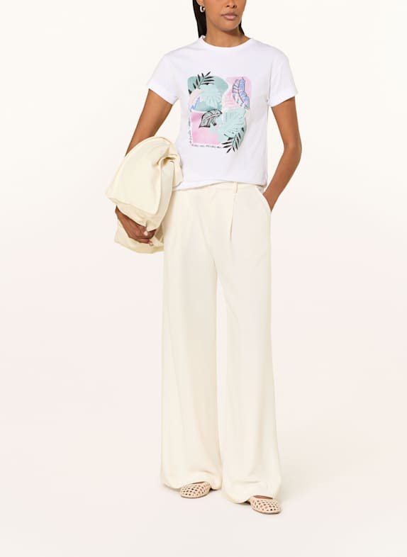 darling harbour T-Shirt mit Schmucksteinen WHITE