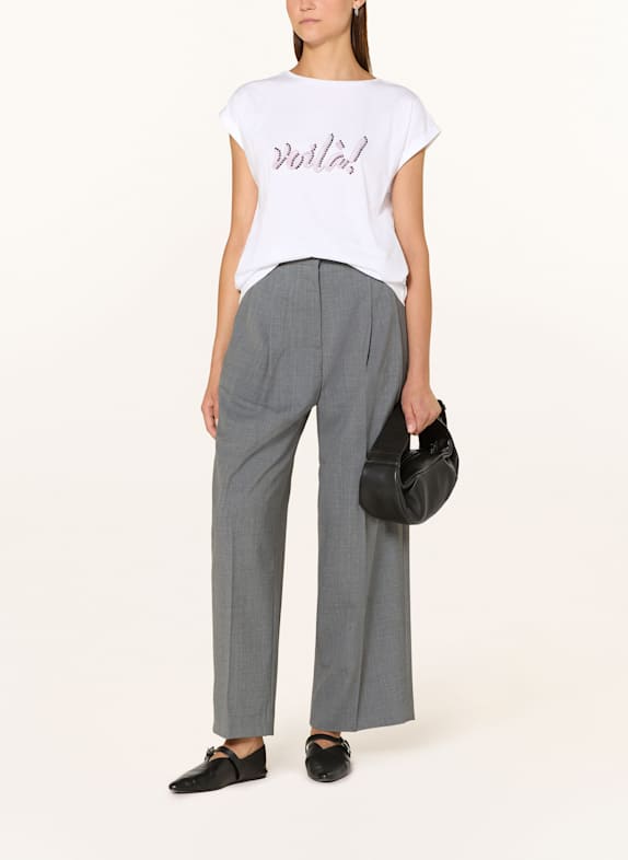 darling harbour T-Shirt mit Schmucksteinen WEISS