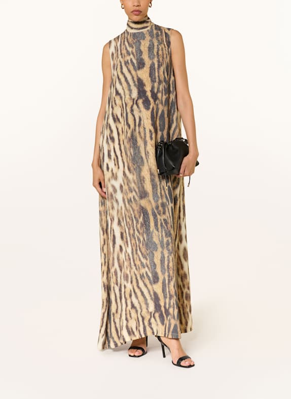 ANNA's Evening dress LIGHT BROWN/ DARK BROWN/ CREAM