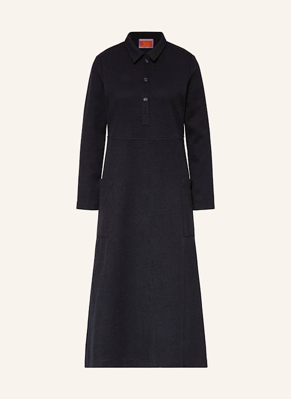 ANNA's Piqué-Polokleid DUNKELBLAU