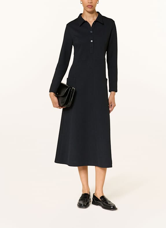ANNA's Piqué-Polokleid DUNKELBLAU
