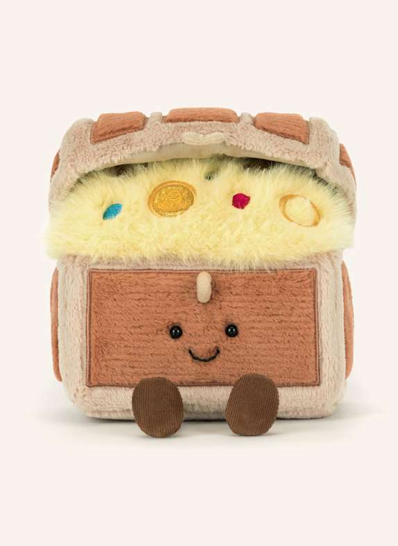 Jellycat Plüsch-Spielzeug AMUSEABLES TREASURE CHEST BRAUN/ HELLBRAUN