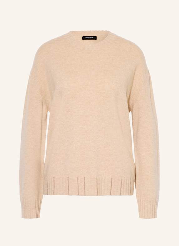 FABIANA FILIPPI Pullover mit Schmucksteinen BEIGE