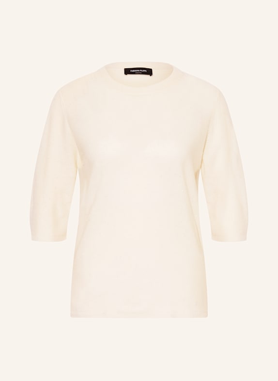 FABIANA FILIPPI Strickshirt mit Pailletten ECRU