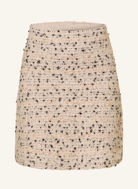 FABIANA FILIPPI Bouclé-Rock BEIGE/ SCHWARZ/ HELLBRAUN