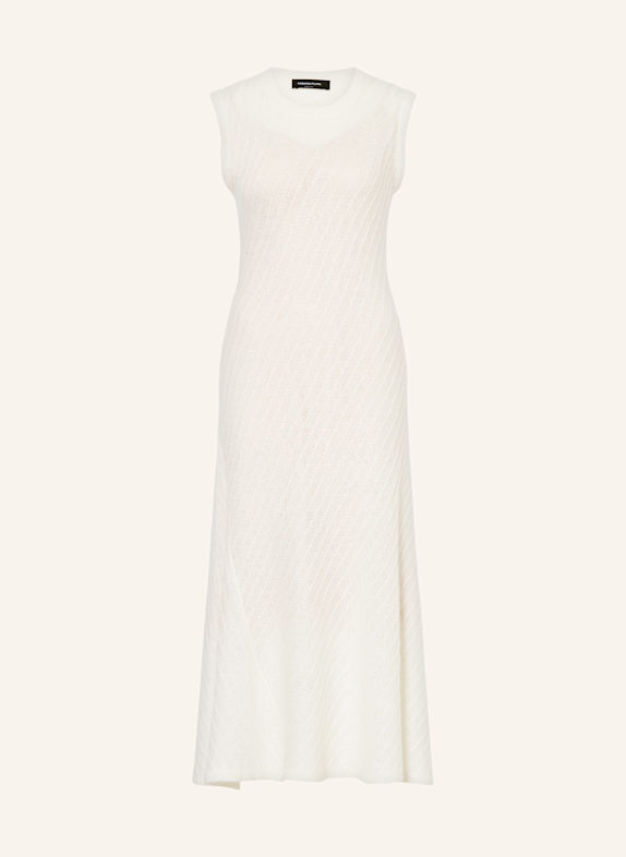 FABIANA FILIPPI Strickkleid mit Pailletten WEISS