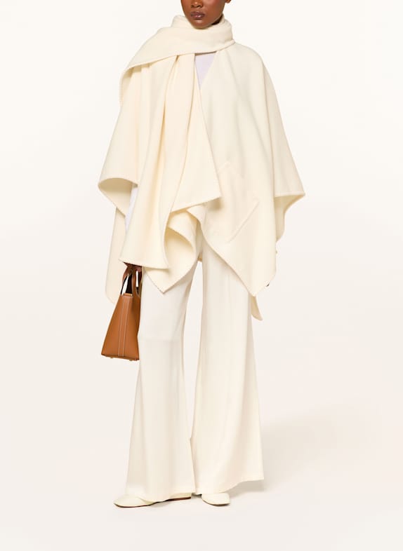 FABIANA FILIPPI Pantalon marinière en satin CRÈME