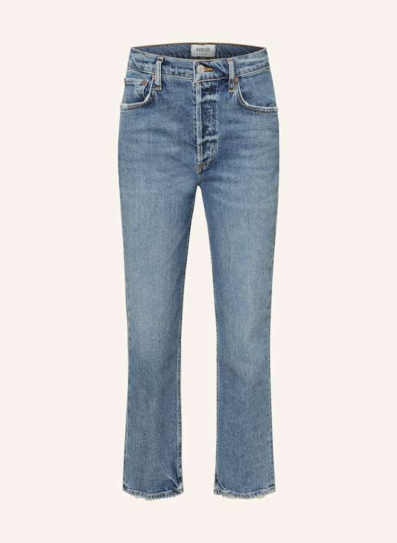 AGOLDE Straight jeans RILEY moor med marble ind