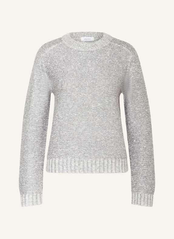 darling harbour Pullover mit Pailletten GREY