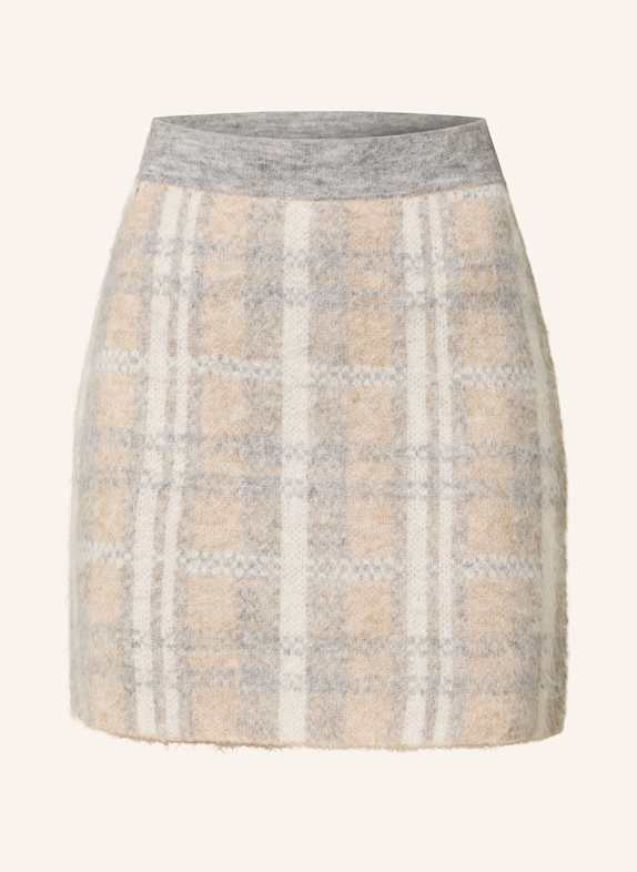 darling harbour Strickrock mit Alpaka grey / beige