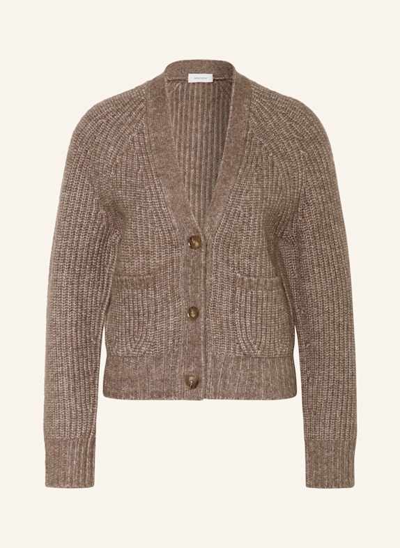 darling harbour Strickjacke dark taupe melange