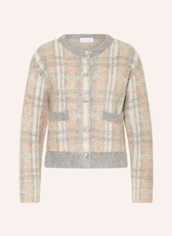 darling harbour Strickjacke mit Alpaka grey / beige