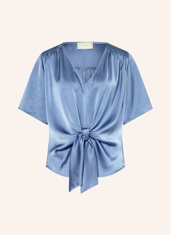 NEO NOIR CASADIA satin blouse BLUE