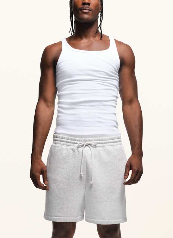 SKIMS Lounge-sweatshorts LOUNGE FLEECE LJUSGRÅ