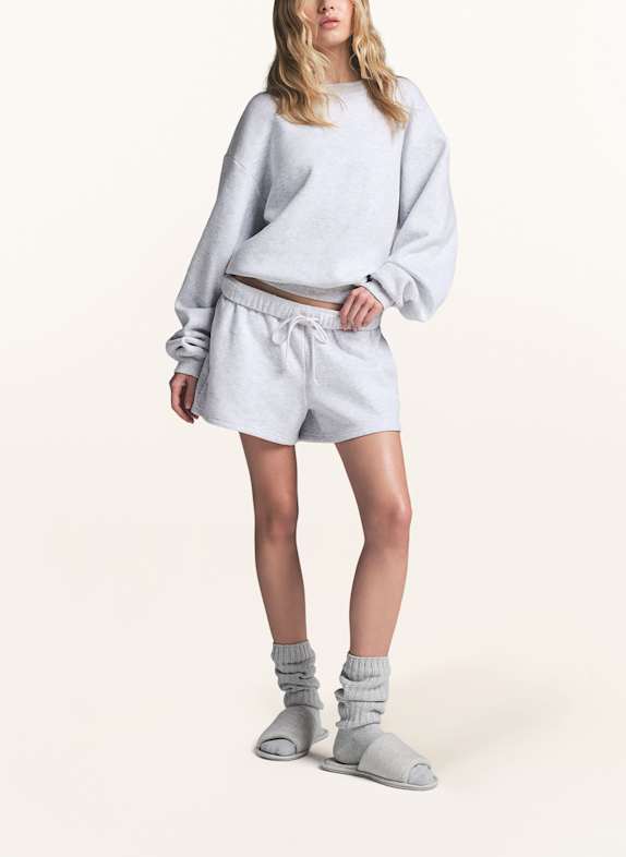 SKIMS Loungeshorts COTTON FLEECE LICHTGRIJS