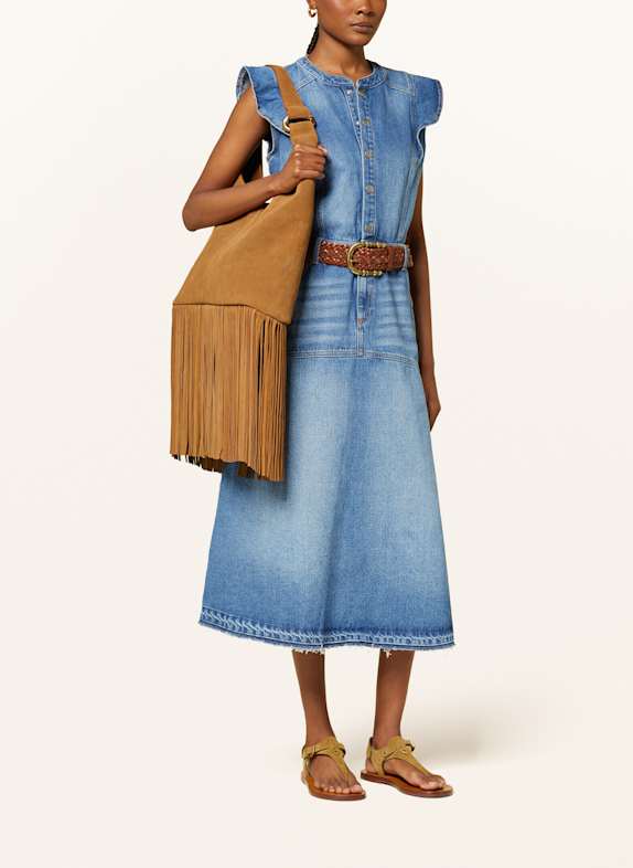 jeffrey campbell Tas met rits 7-WONDERS COGNAC