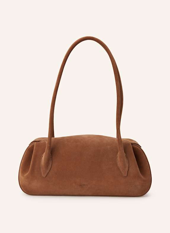 YUZEFI Schultertasche OYSTER COGNAC