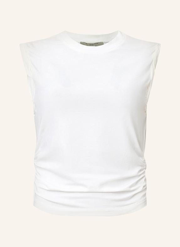 ALLSAINTS Top WEST BÍLÁ