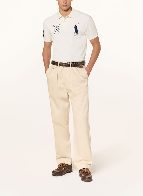 POLO RALPH LAUREN Piqué poloshirt Custom Slim Fit WIT