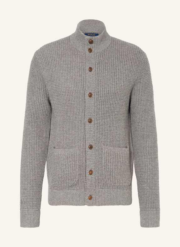 POLO RALPH LAUREN Strickjacke GRAU