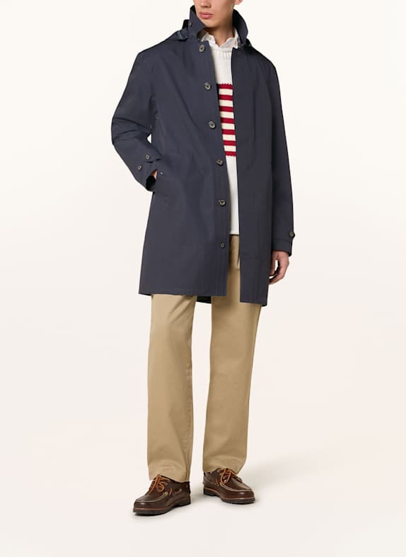 POLO RALPH LAUREN Mantel mit abnehmbarer Kapuze DUNKELBLAU