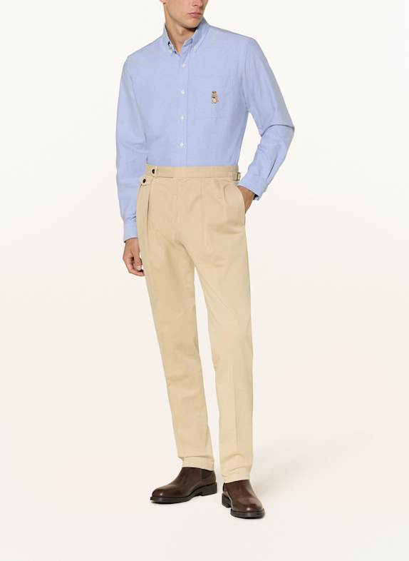 POLO RALPH LAUREN Oxford-overhemd Custom Fit LICHTBLAUW