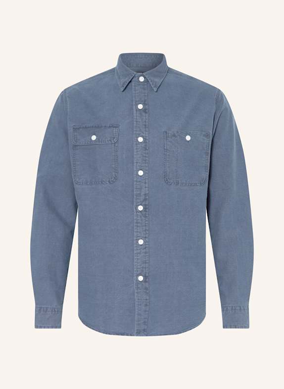 POLO RALPH LAUREN Hemd Regular Fit in Jeansoptik DUNKELBLAU