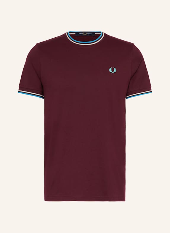 FRED PERRY T-Shirt DUNKELROT