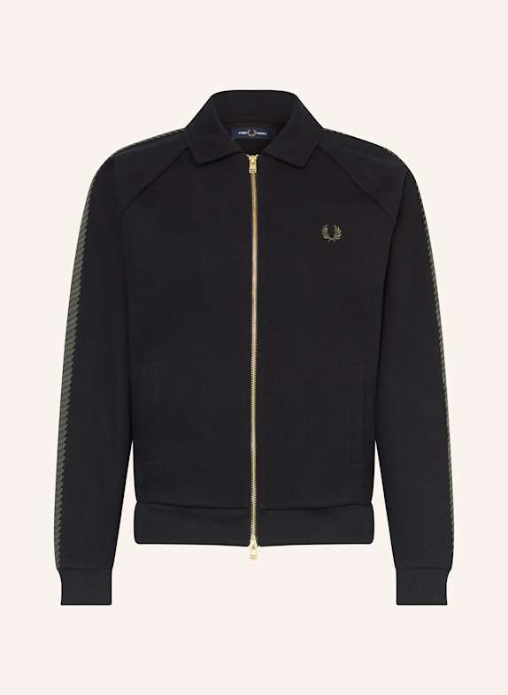 FRED PERRY Sweat jacket BLACK