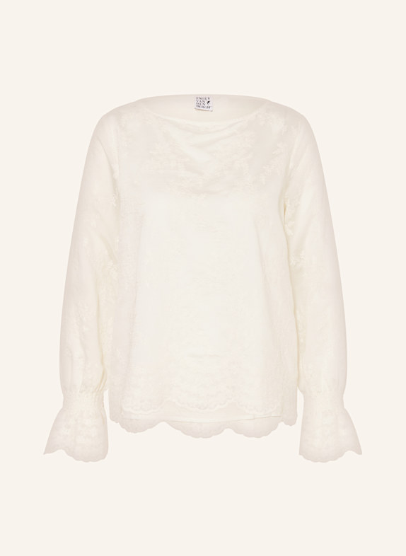 Emily VAN DEN BERGH Blusenshirt mit Rüschen CREME