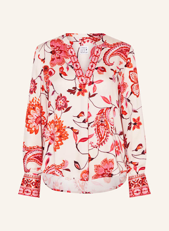 Emily VAN DEN BERGH Blusenshirt ROT/ PINK/ NUDE