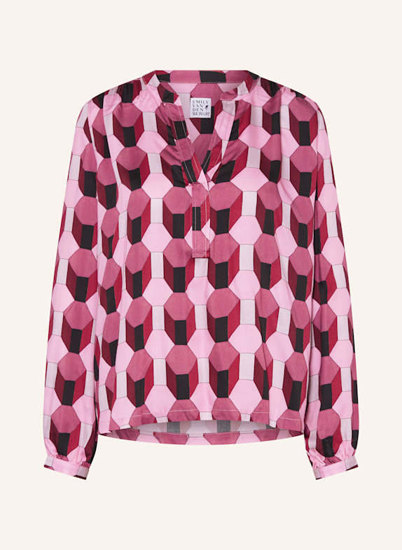 Emily VAN DEN BERGH Bluzka MOCNORÓŻOWY / FUKSJA / CZARNY