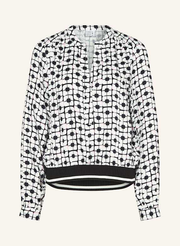 Emily VAN DEN BERGH Bluzka CZARNY / JASNOCZARY / MOCNORÓŻOWY