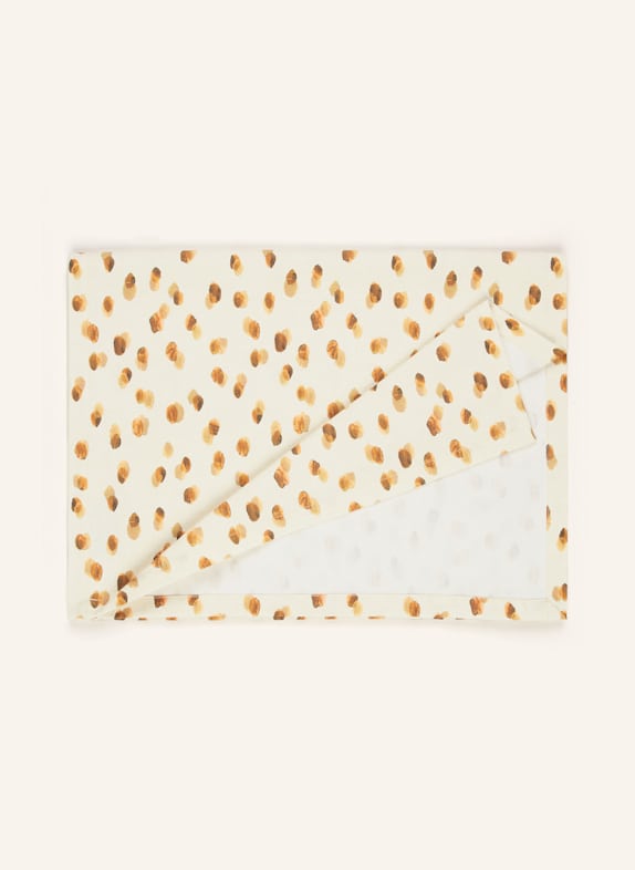 pichler RICO table runner ECRU/ ORANGE/ LIGHT BROWN