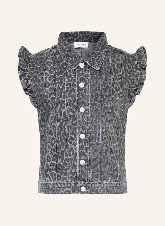OH APRIL Jeansweste UVA Leo Grey