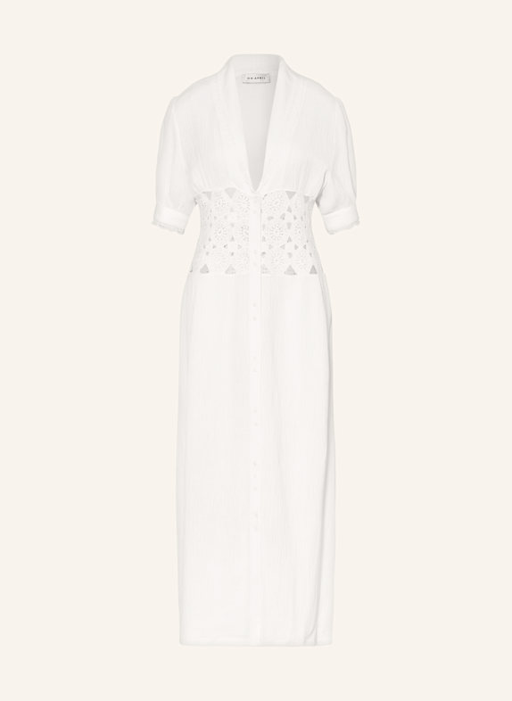 OH APRIL Hemdblusenkleid WESTLEY aus Musselin CREME