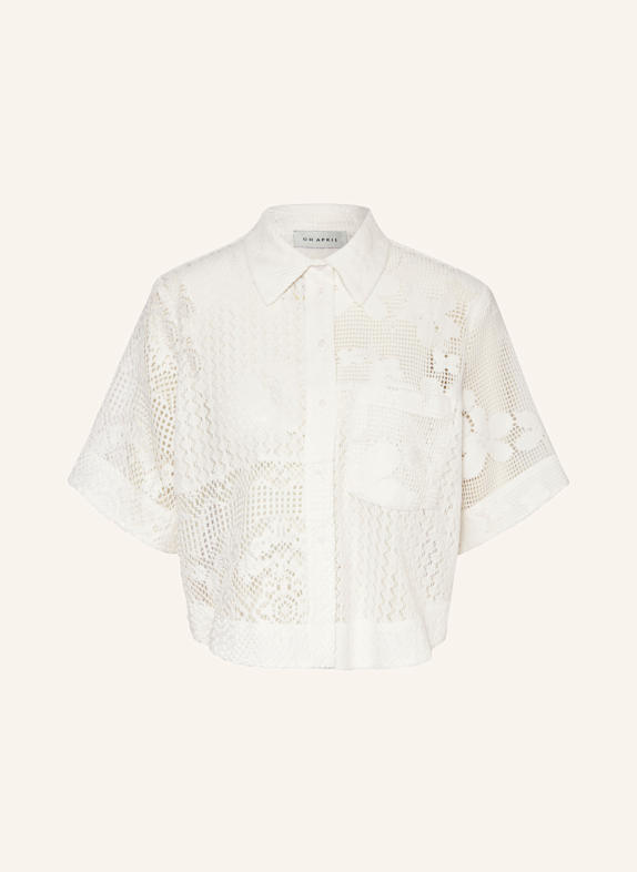 OH APRIL Häkelbluse CEMPEDAK CREME