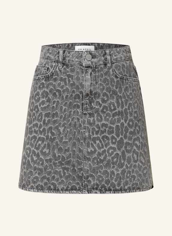 OH APRIL Jeansrock MILO Leo Grey
