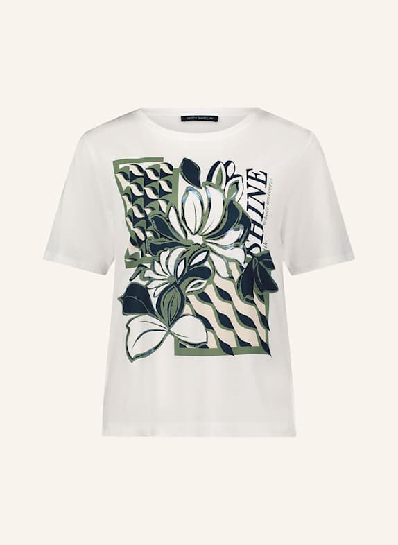Betty Barclay T-Shirt WEISS/ DUNKELBLAU/ OLIV