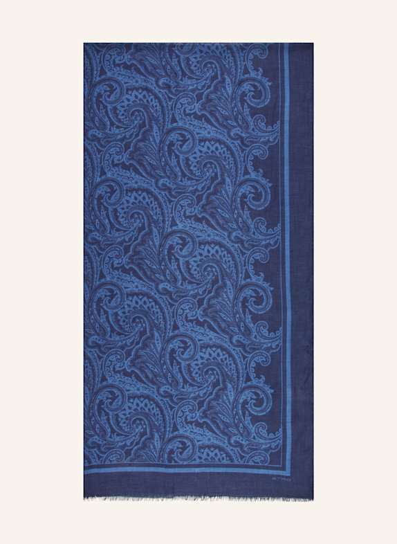 ETRO Schal DUNKELBLAU/ BLAU
