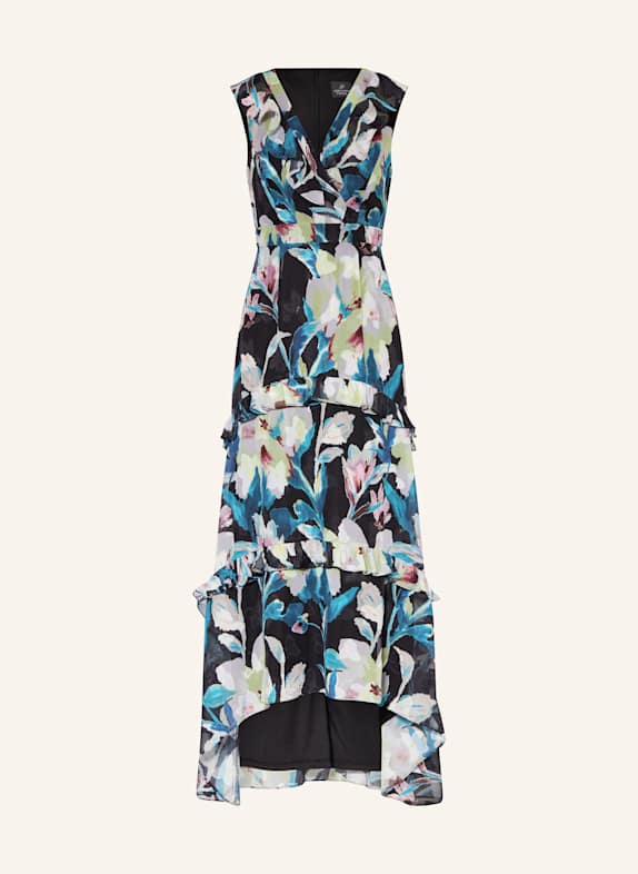 ADRIANNA PAPELL Abendkleid SCHWARZ/ MINT/ BLAU