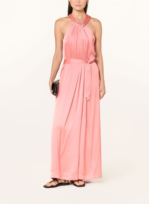 REISS Jumpsuit ROSIN van satijn ZALM