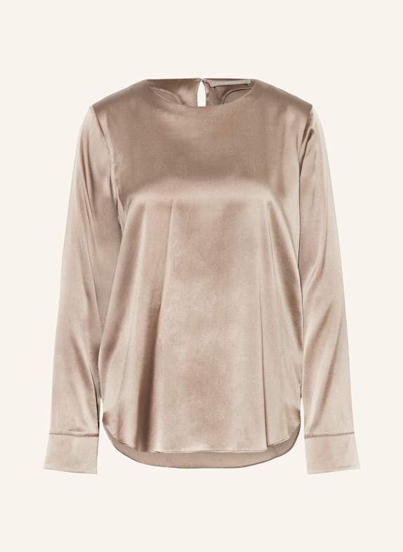 (THE MERCER) N.Y. Blusenshirt aus Seide TAUPE